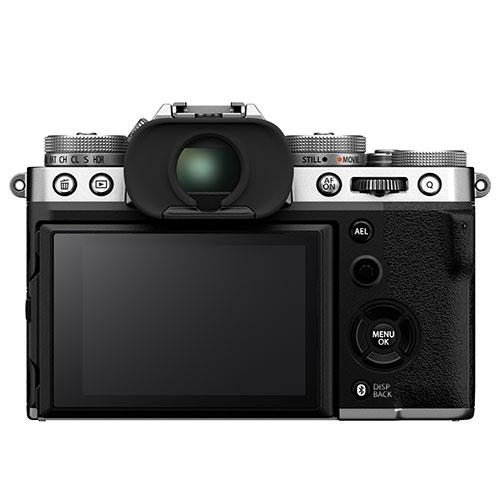 X-T5 Mirrorless Camera in Silver with XF16-80mm F4 R OIS WR Lens Product Image (Secondary Image 1)