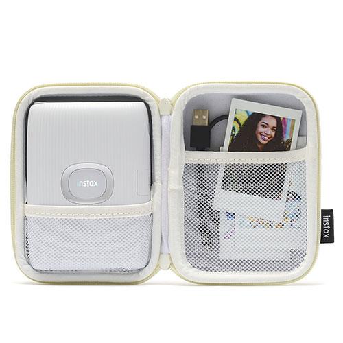 Mini Link 2 Printer Case In Clay White Product Image (Secondary Image 1)