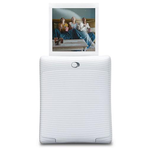 Square Link Printer in Ash White Product Image (Secondary Image 1)